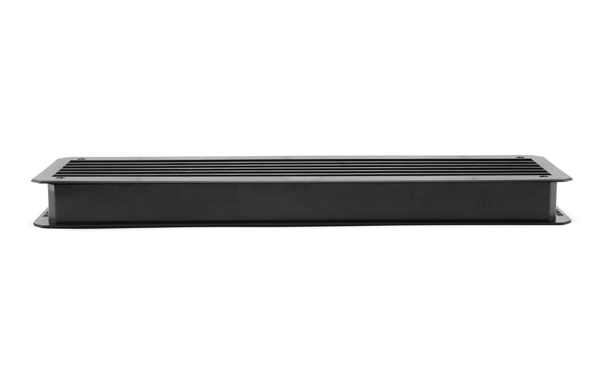 Kunststof deurventilatierooster 463,5x138mm zwart detail 3