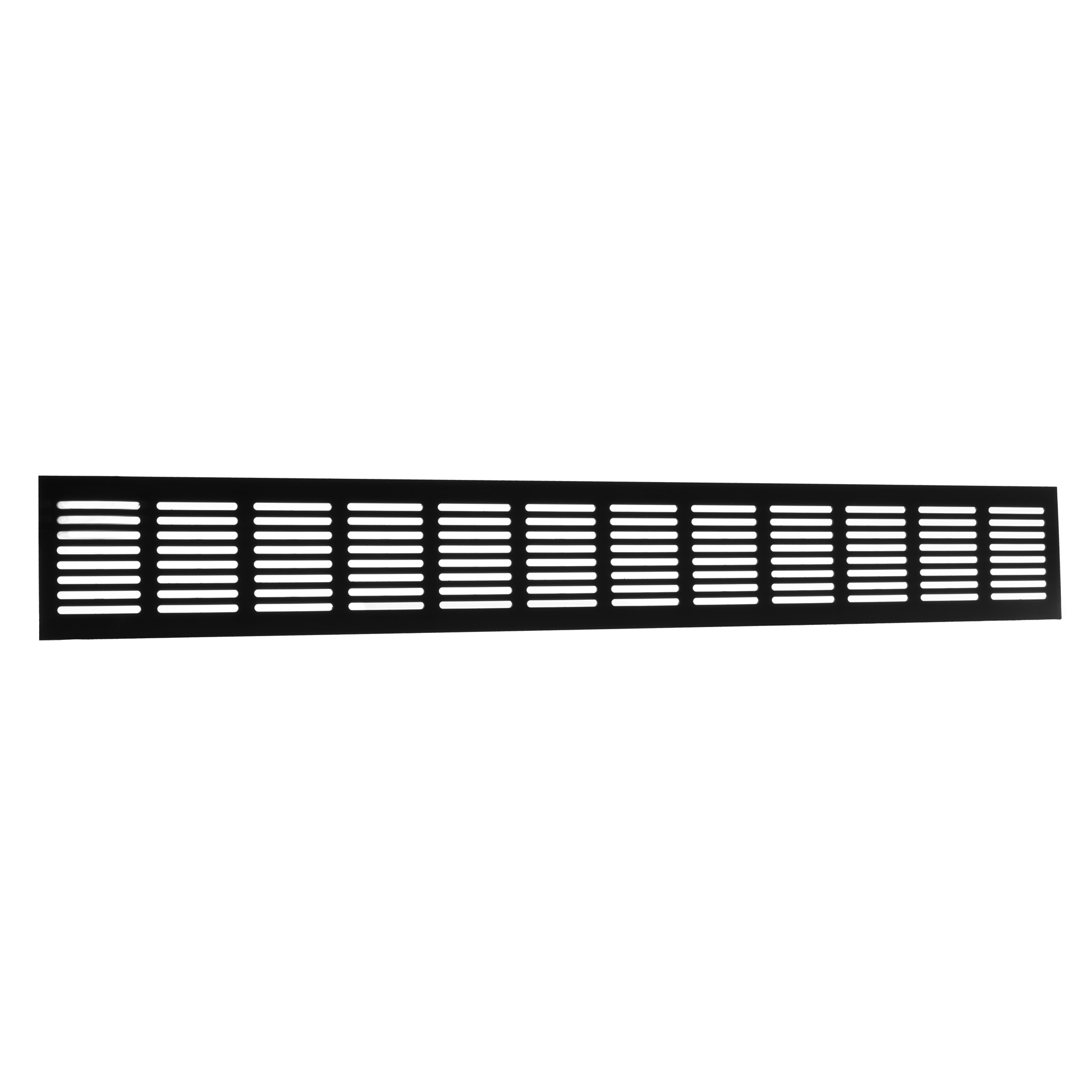 64201201 Skirting grille 600x80mm Black