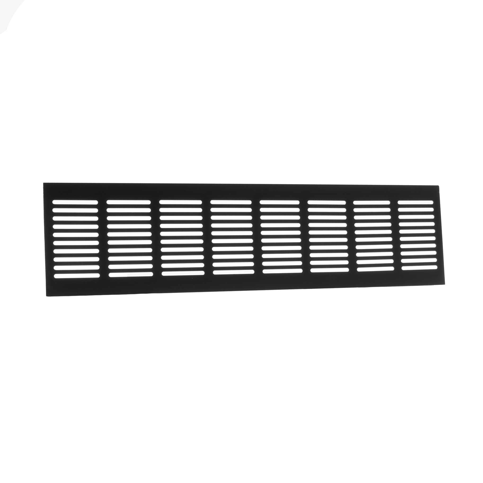 64201701 Skirting grille 400x100mm Black