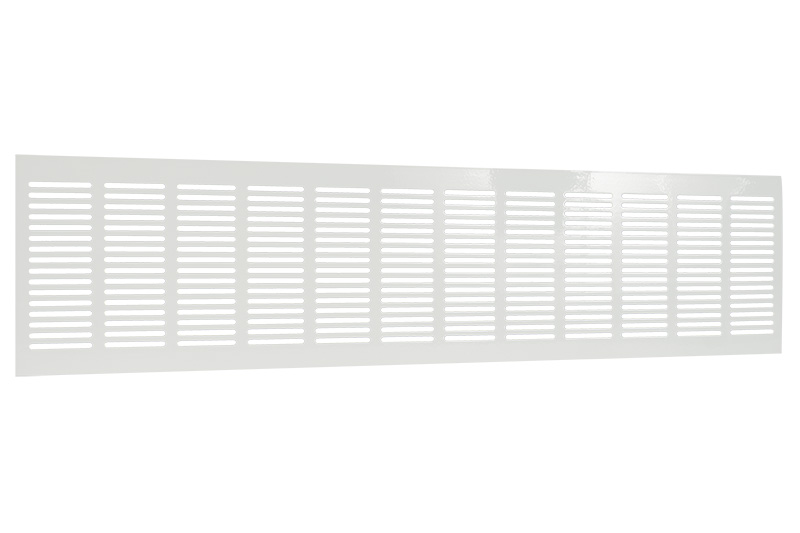 Skirting grille 600x150mm White