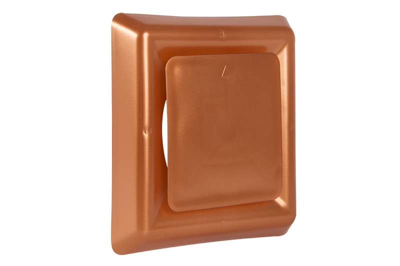 64501226 Square valve Ø100mm copper