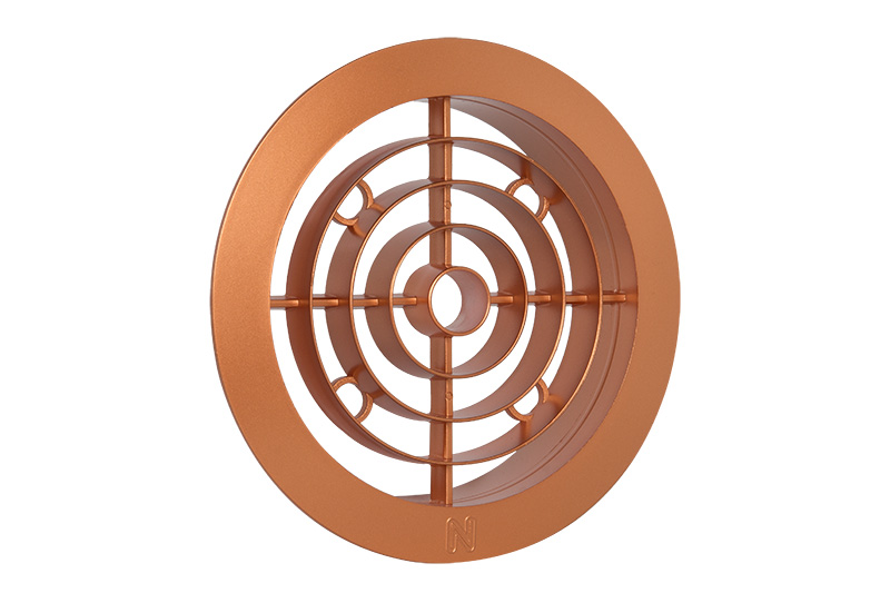 64800726 Ventilation grille Ø120mm copper