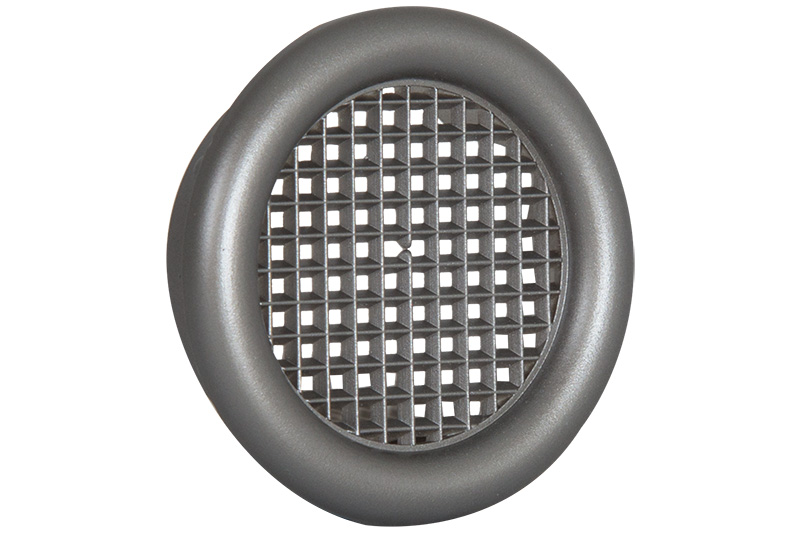 Ventilation grille Ø 32mm with collar  Steel