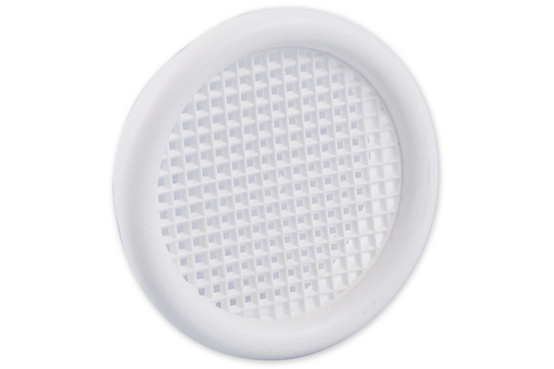 Ventilation grid plastic Ø45mm white