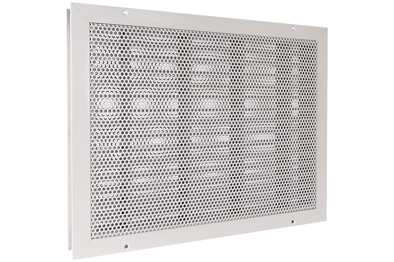 Fireproof grille 410x310mm white