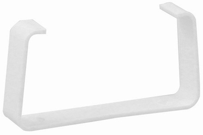 65805100 Flat channel clip 150 x 70mm White