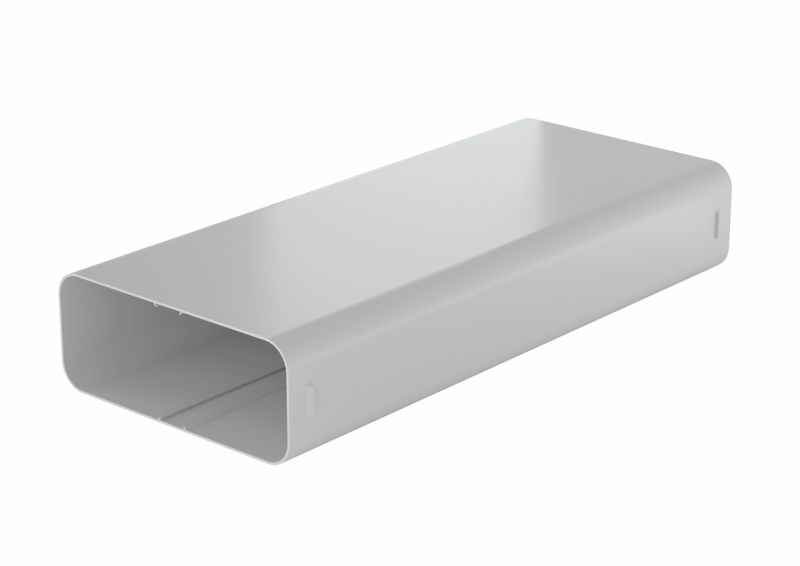 65903015 Flat channel Eco+ Flex 220x90mm L=1000mm light grey