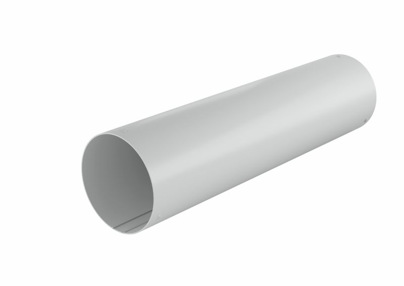 65903715 Flat channel Eco+ Flex Ø150mm L=1000mm light grey