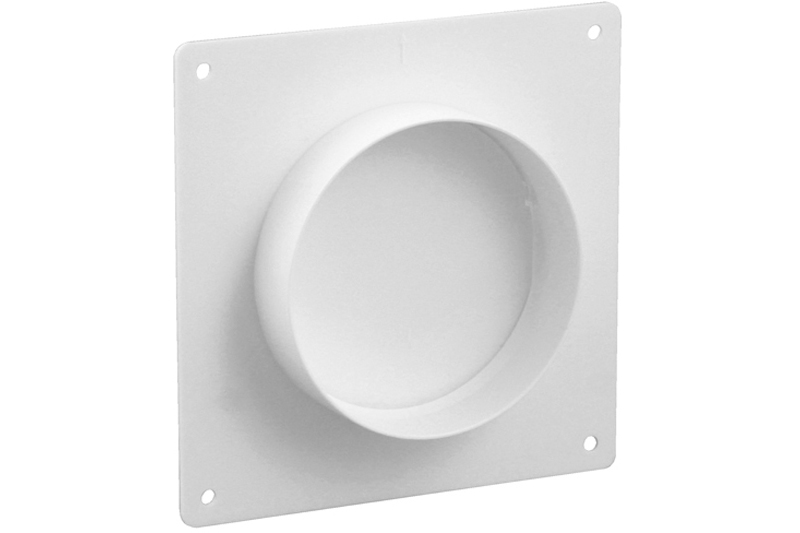 66001200 Pipe connector Ø 100mm  wall plate.