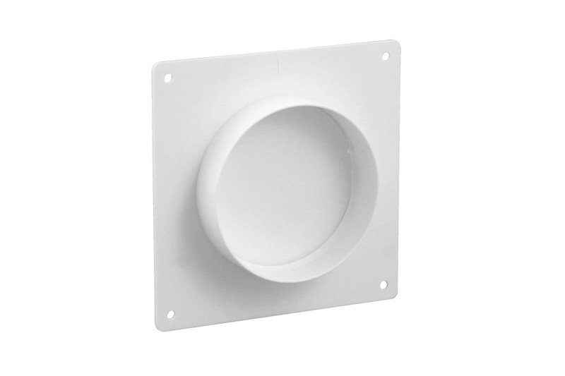 Pipe connector Ø 150mm  wall plate.