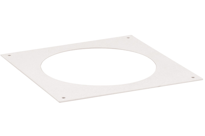 66101000 Wall plate 150mm White