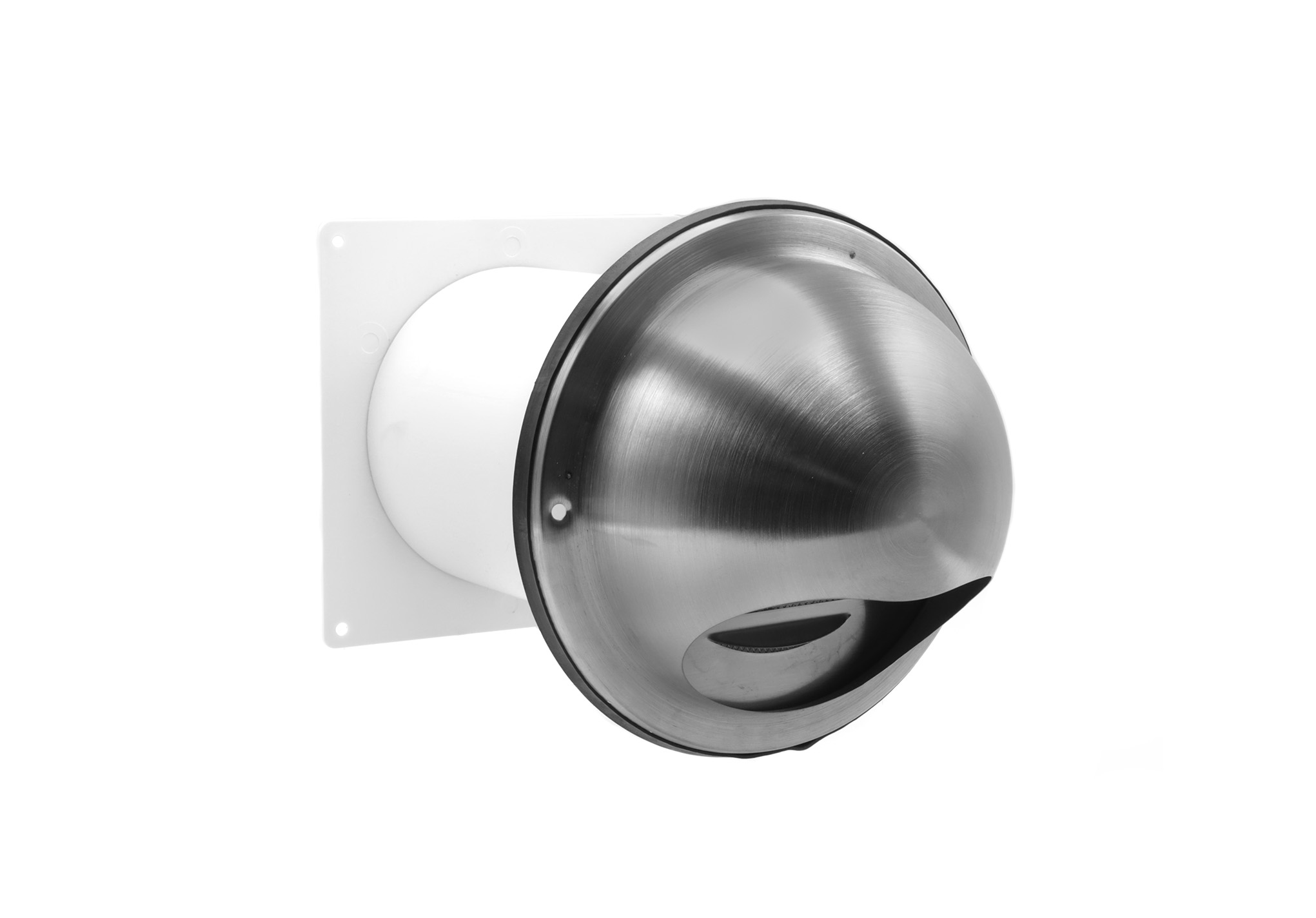 66300611 316 Stainless steel outdoor air vent with wall sleeve 100mm