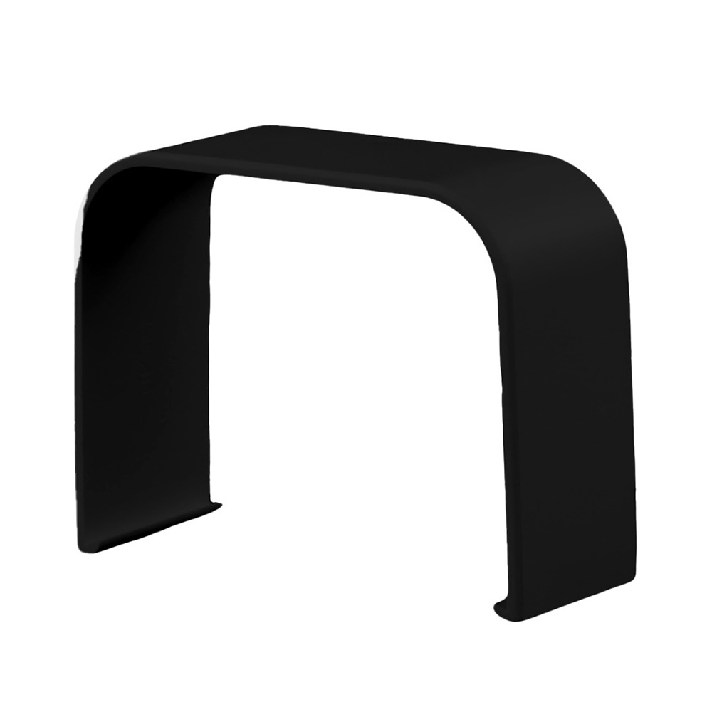 66601701 Pipe duct connector 90x65mm black