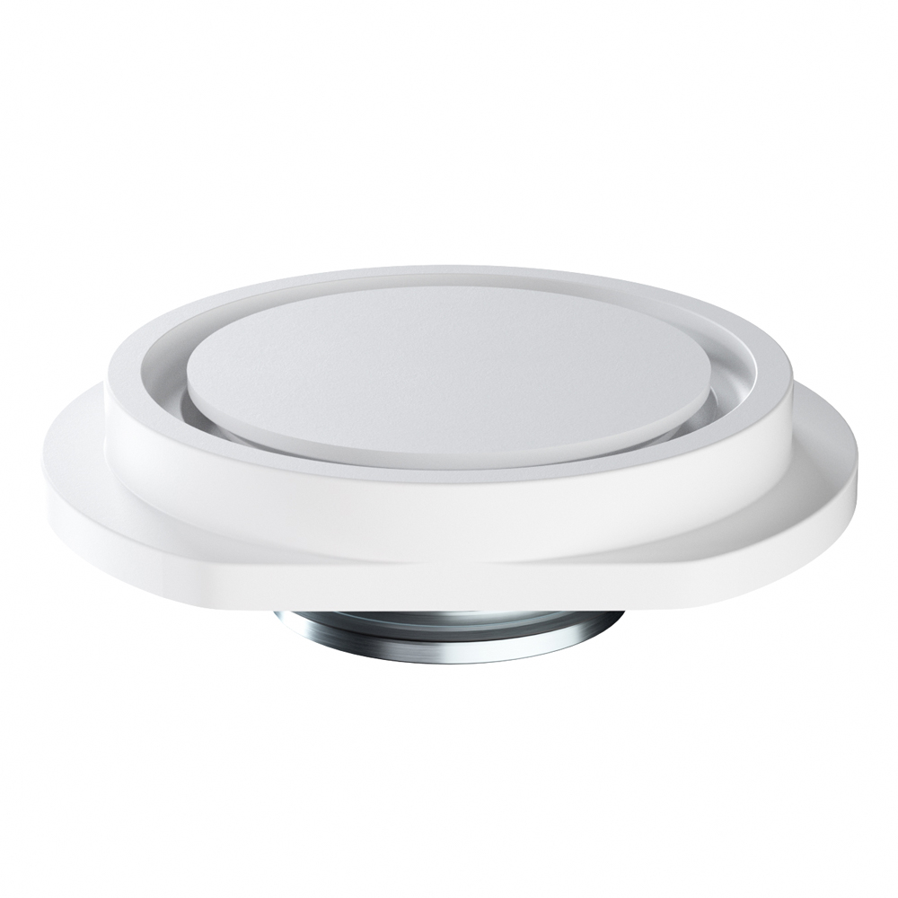 Round diffuser "Circle" Ø200mm white