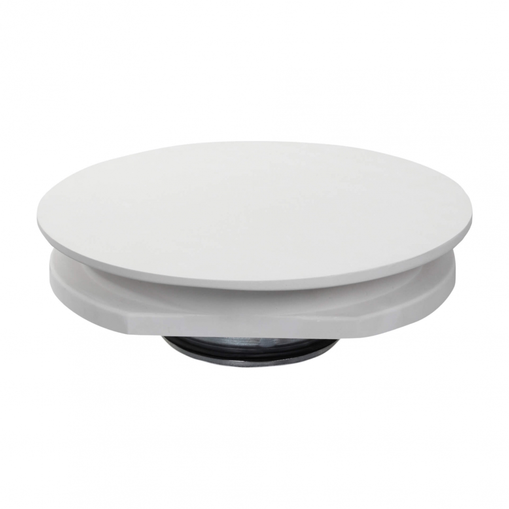 Round collateral diffuser "Side", 3 screws Ø100mm white