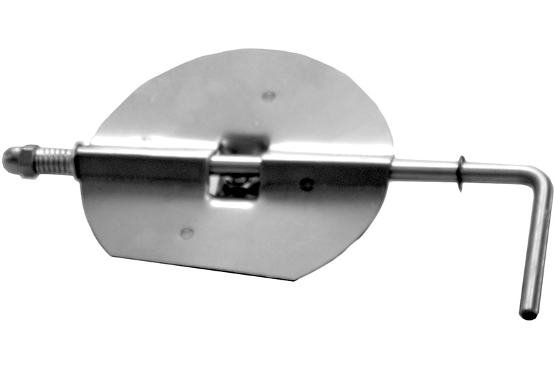 Black steel Ø130mm valve key