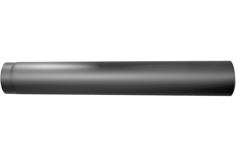 68752401 Black steel Ø130mm pipe 1000mm