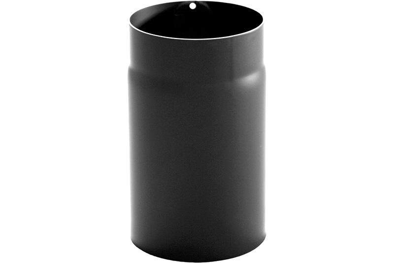 Black steel Ø130mm pipe 250mm