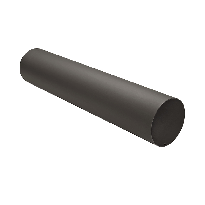 Black steel Ø150mm pipe 1000mm female-female